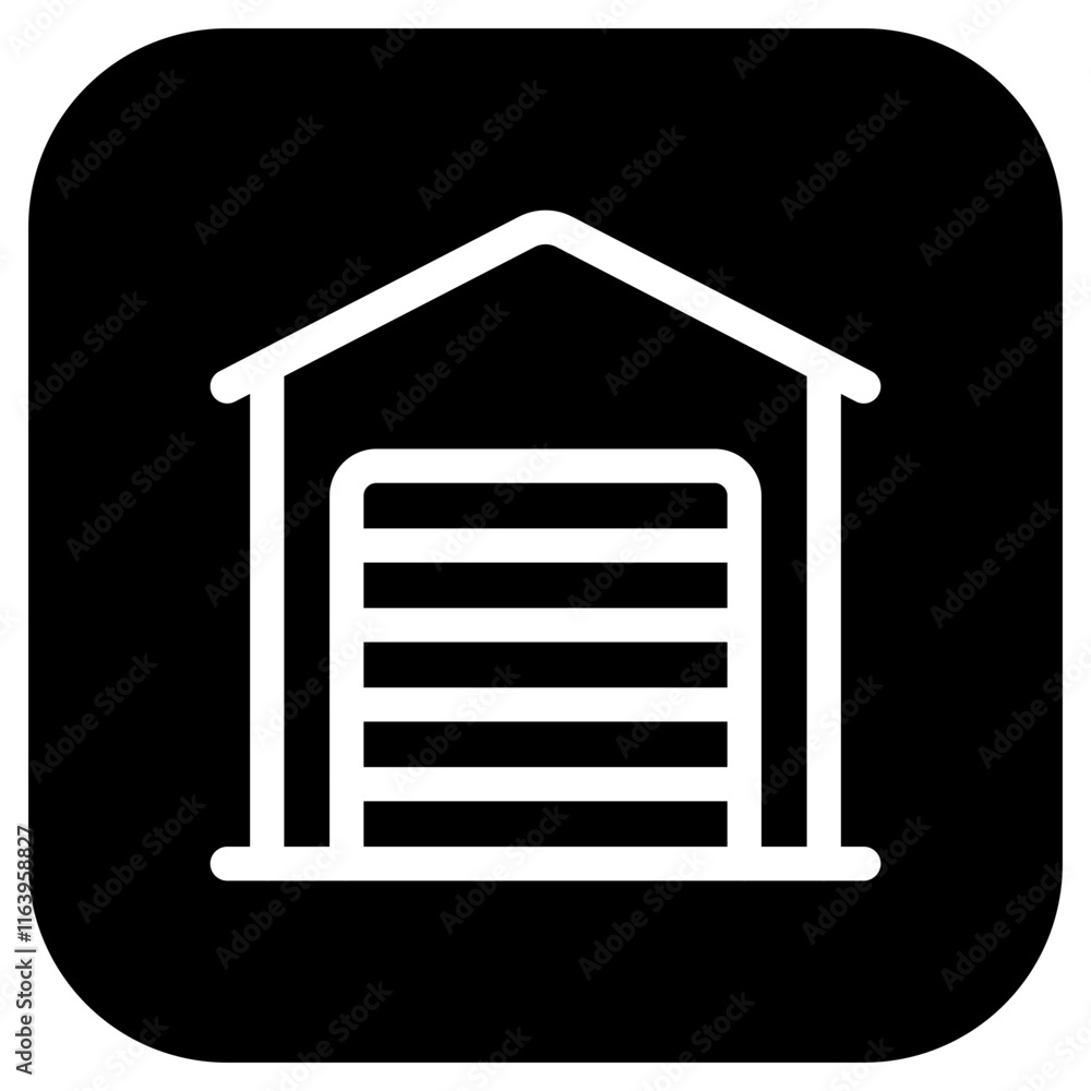 Editable garage, warehouse vector icon. Part of a big icon set family. Perfect for web and app interfaces, presentations, infographics, etc