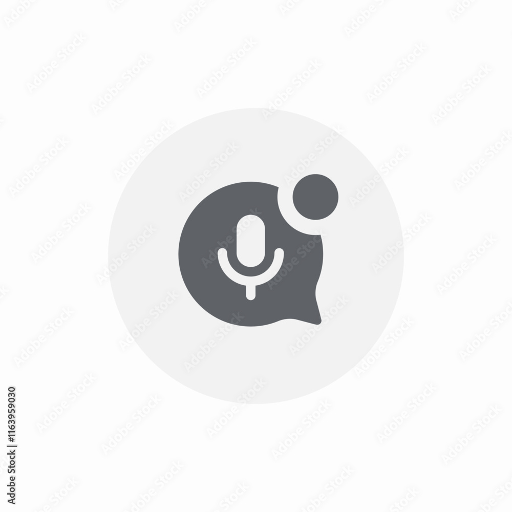 voice message notification icon sign vector voice message notification icon sign vector