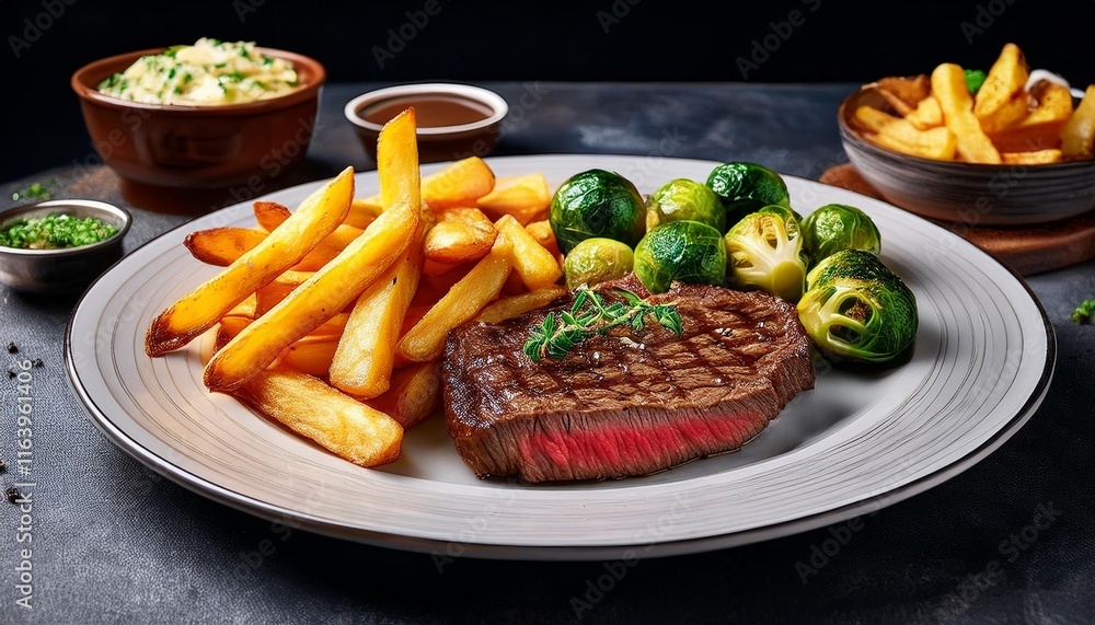 grilled steak and vegetables grilled steak and vegetables