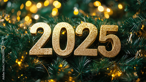 Festive 2025 New Year Celebration Display