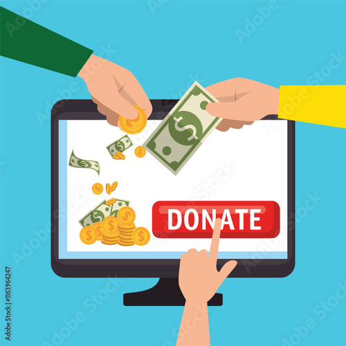charity donation, Charity donation poster fundraiser poster