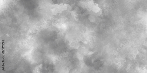 gray sky background. white and gray isolated clouds. smoky fog texture. white paper texture background. cement wall texture. Abstract black and white silver ink effect clouds.
