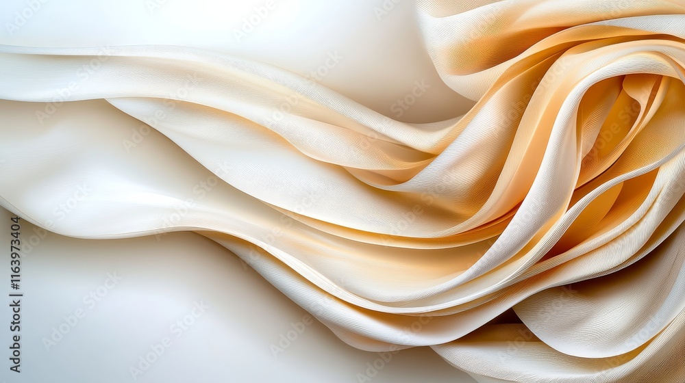 Fototapeta premium Striking Orange and White Pattern
