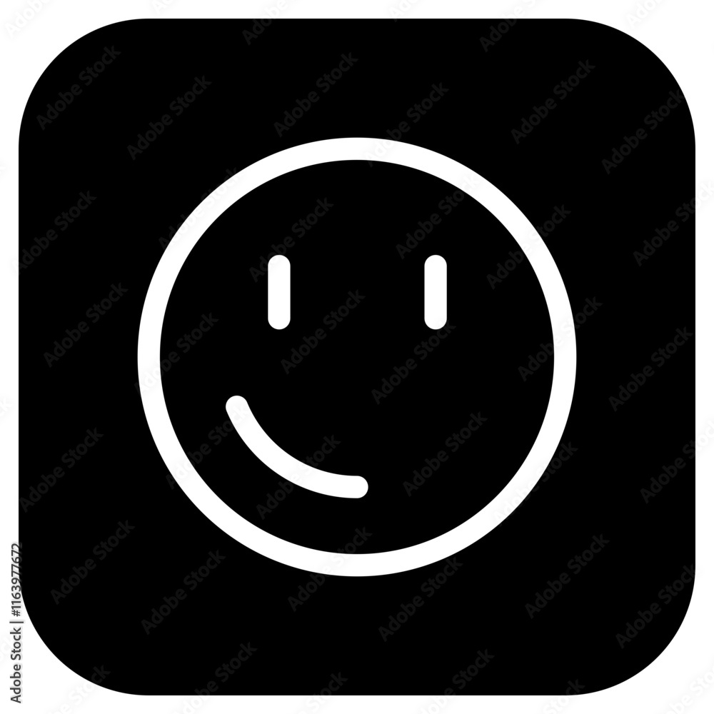Editable slight smile face vector icon. Part of a big icon set family. Perfect for web and app interfaces, presentations, infographics, etc Editable slight smile face vector icon. Part of a big icon set family. Perfect for web and app interfaces, presentations, infographics, etc