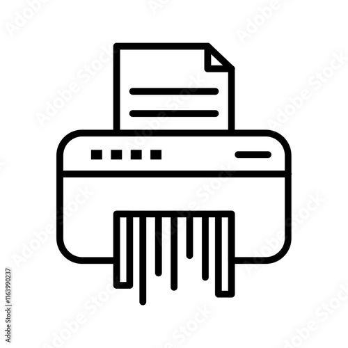 Shredder Vector Icon