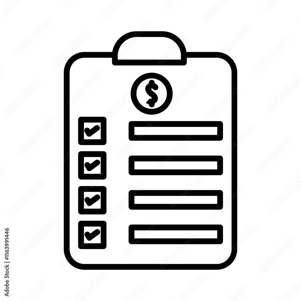 Financial Planning Vector Icon Financial Planning Vector Icon