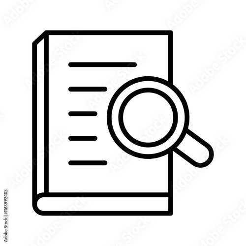 Dictionary Vector Icon