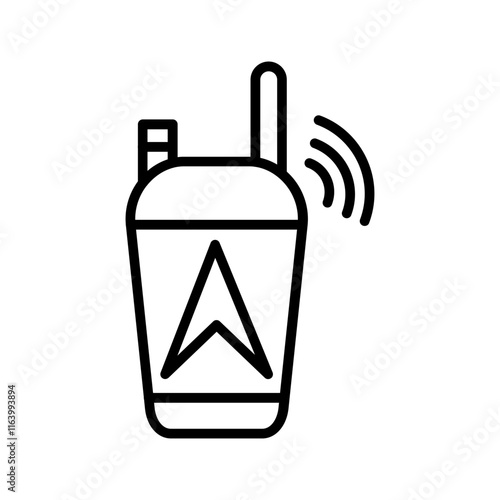 Handheld GPS Vector Icon