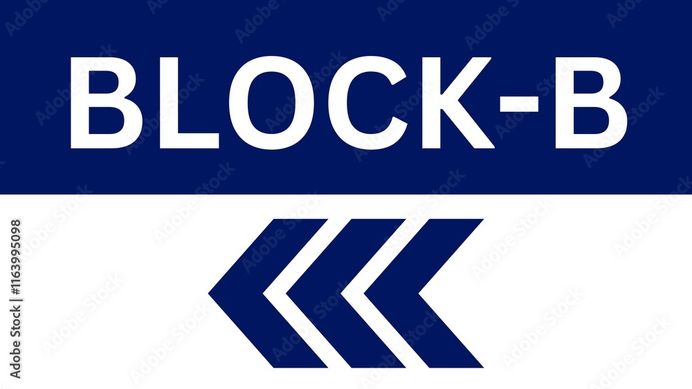 Block B for a hospital and Clinics Sign Board Block B for a hospital and Clinics Sign Board