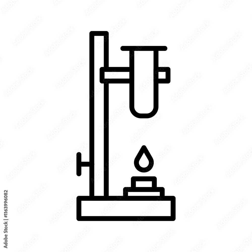 Bunsen Burner Vector Icon Bunsen Burner Vector Icon