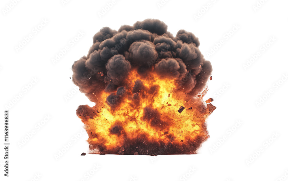 Atomic explosion on transparent or white background,png Atomic explosion on transparent or white background,png