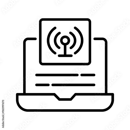 Intrusion Detection System Vector Icon