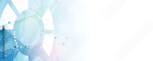 Technology abstract futuristic science background for internet business