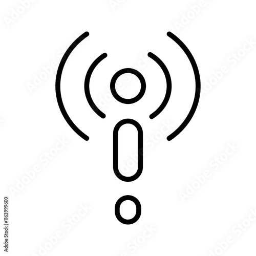 Network Troubleshooting Vector Icon