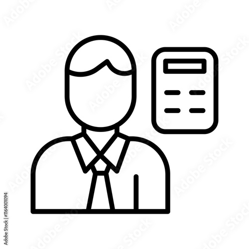 Accountant Vector Icon