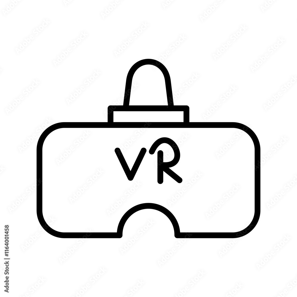 Virtual Reality Vector Icon Virtual Reality Vector Icon