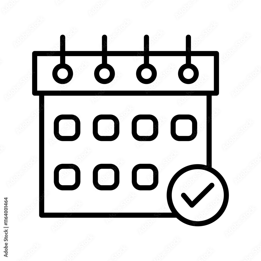 Agenda Vector Icon Agenda Vector Icon