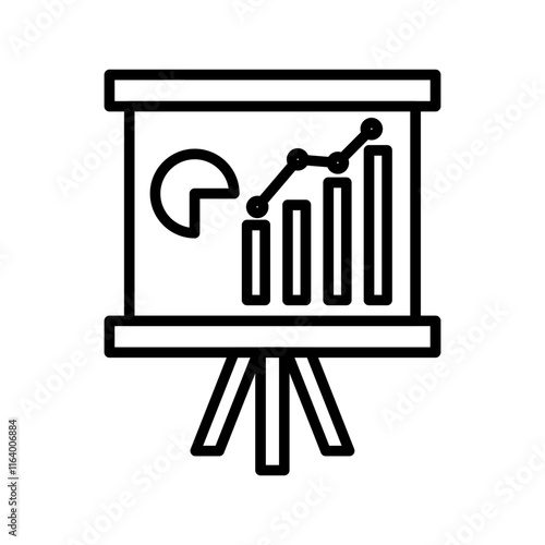 Financial Analysis Vector Icon photo