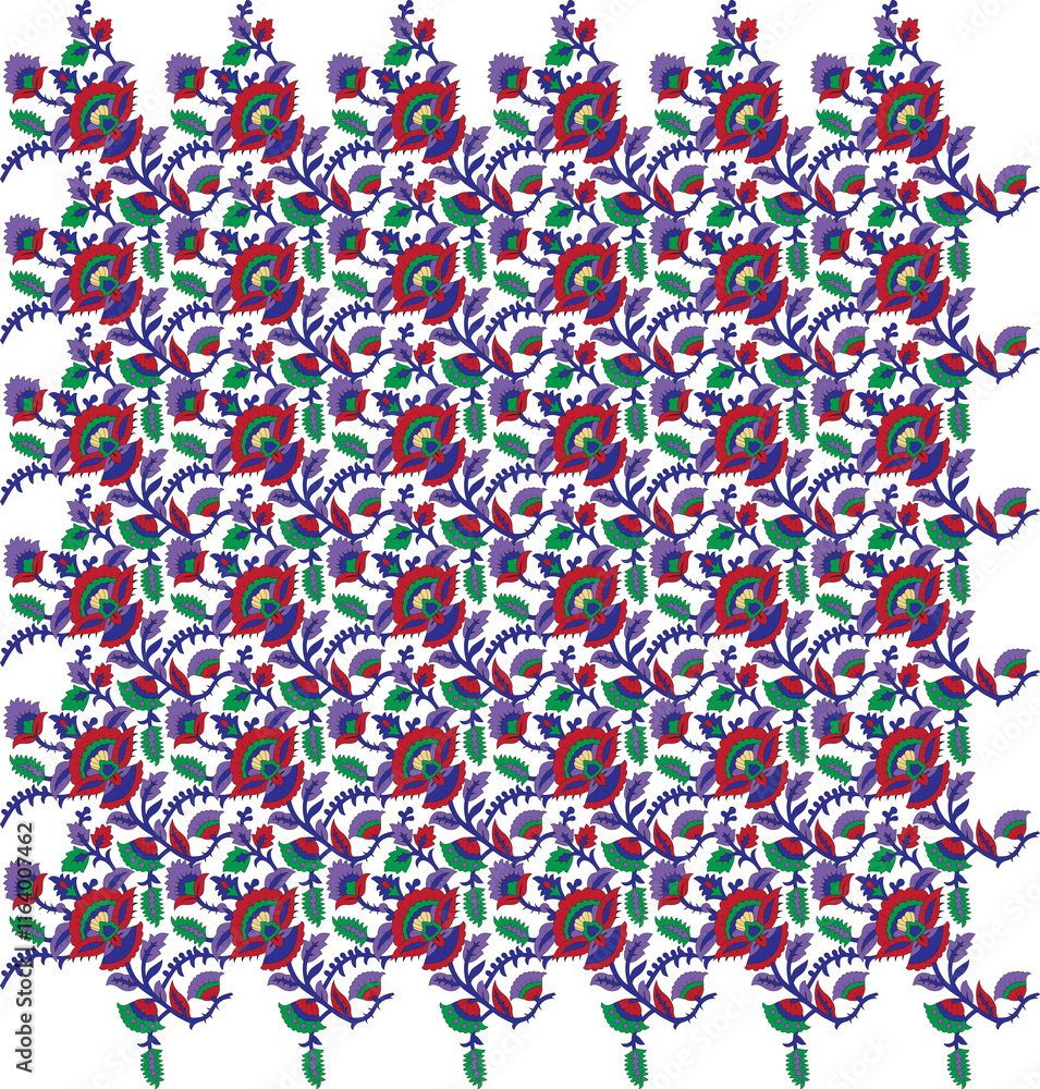 A seamless, symmetrical pattern featuring repeating floral motifs in a harmonious layout. A seamless, symmetrical pattern featuring repeating floral motifs in a harmonious layout.