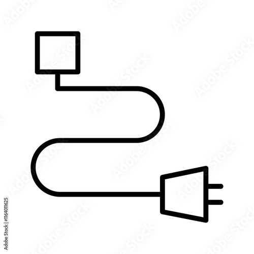 Power Cable Vector Icon