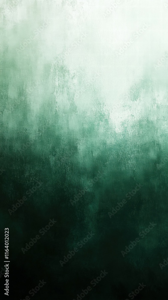 Obraz premium Abstract gradient with varying shades of green, creating a calming and atmospheric effect.