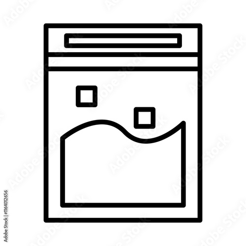 Ziploc bags Vector Icon