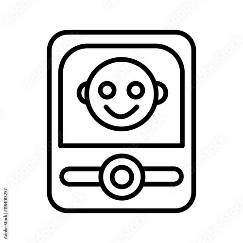 Baby Monitor Vector Icon photo