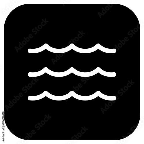 Editable wave, river, ocean, water vector icon. Part of a big icon set family. Perfect for web and app interfaces, presentations, infographics, etc
