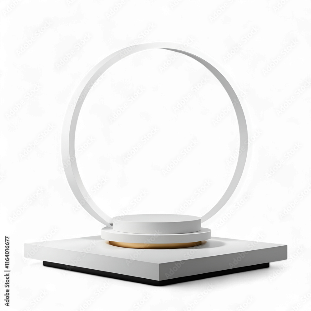 Minimalist Modern Display Stand for Product Showcasing Minimalist Modern Display Stand for Product Showcasing