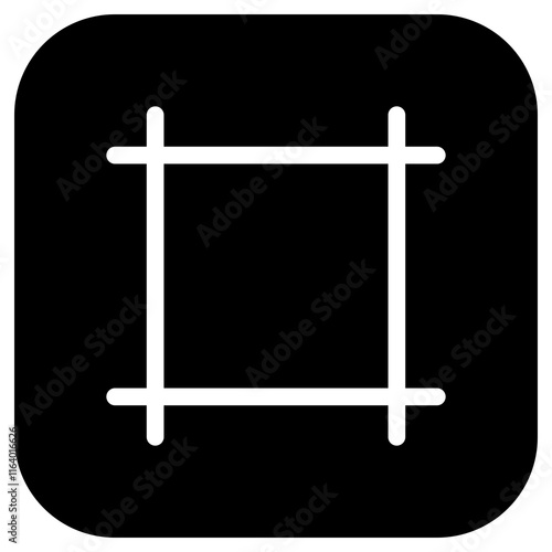 Editable frame, artboard vector icon. Part of a big icon set family. Perfect for web and app interfaces, presentations, infographics, etc