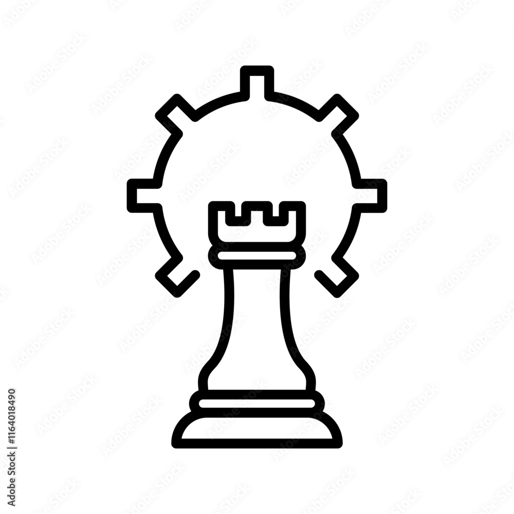 Data Strategy Vector Icon Data Strategy Vector Icon