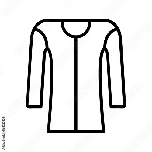Fleece jacket Vector Icon