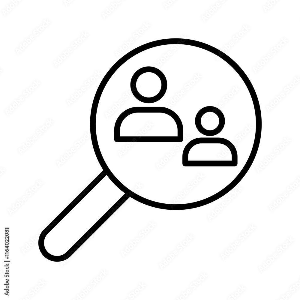 Customer Analytics Vector Icon Customer Analytics Vector Icon