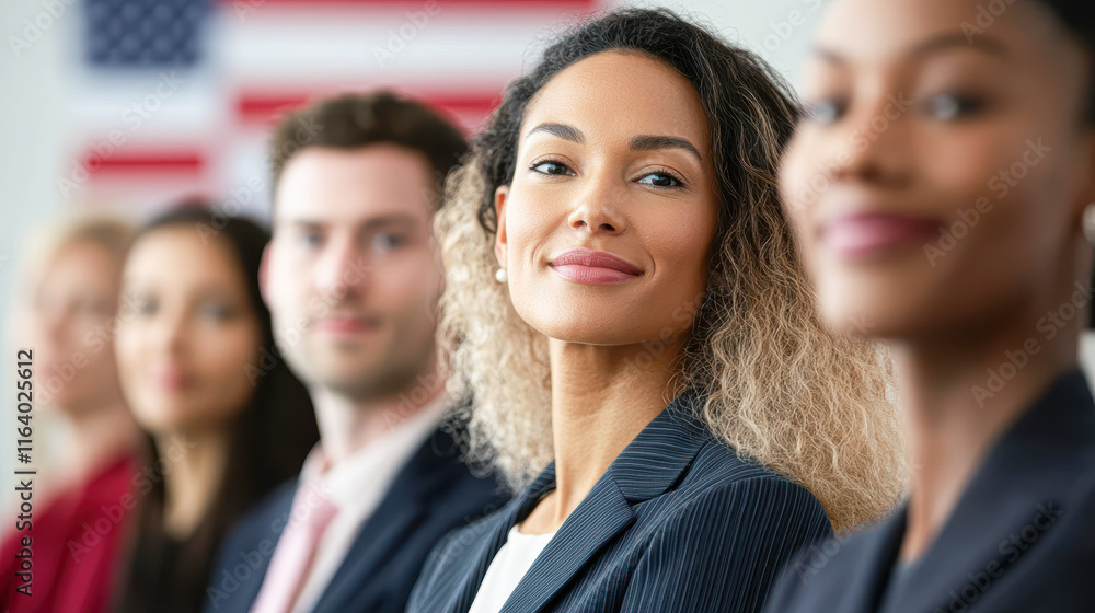 Business leaders networking professional portraits in a collaborative office environment Business leaders networking professional portraits in a collaborative office environment
