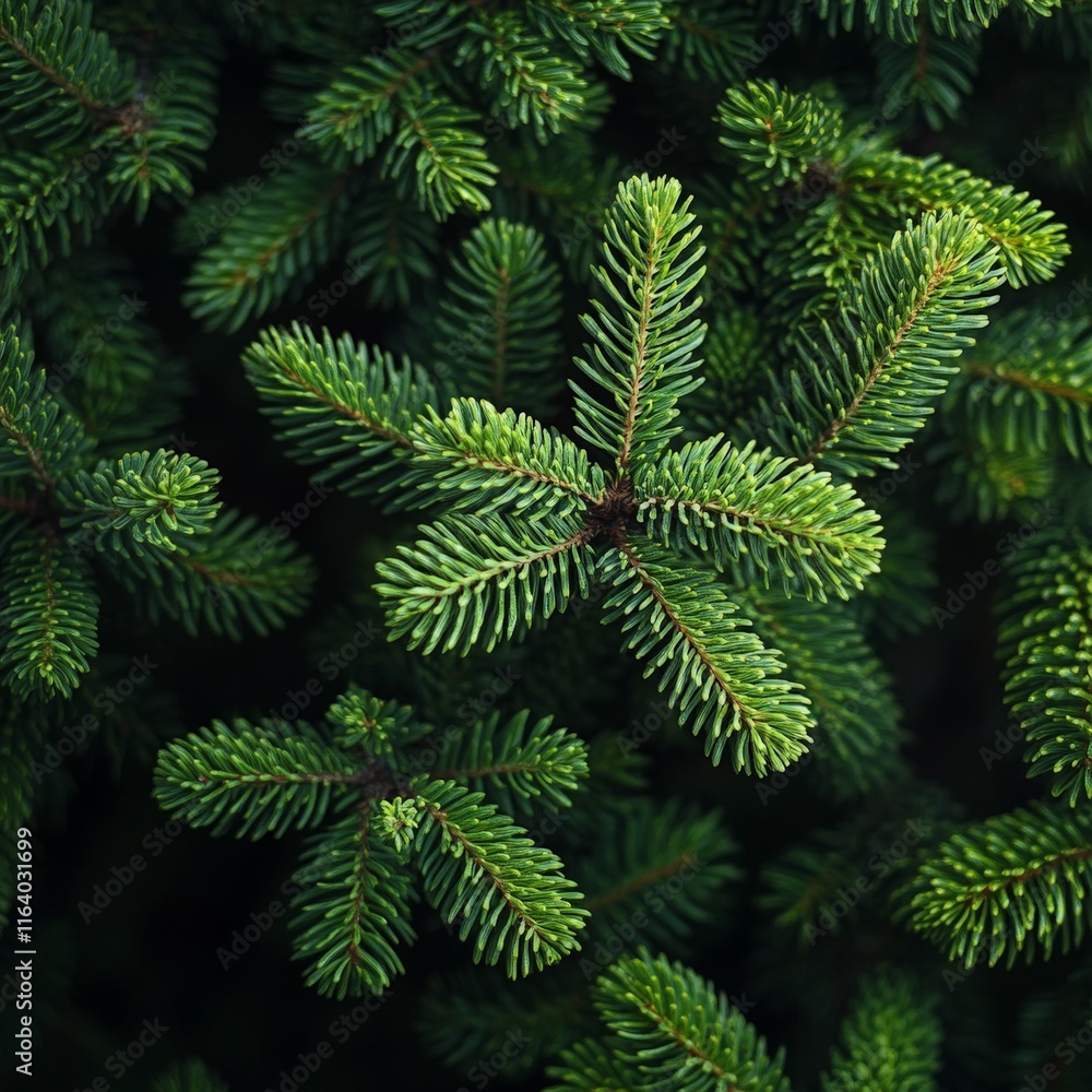 Dense Green Pine Foliage Texture Dense Green Pine Foliage Texture