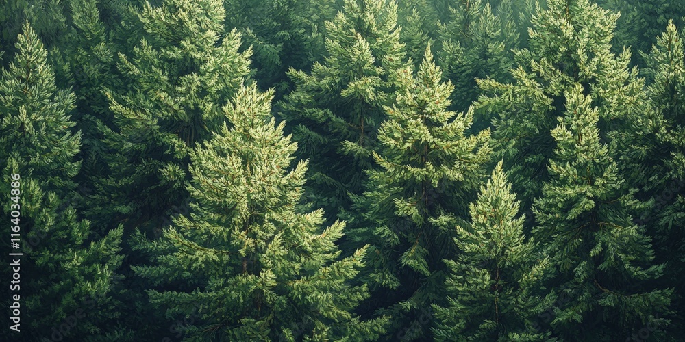 Dense Green Pine Foliage Texture Dense Green Pine Foliage Texture