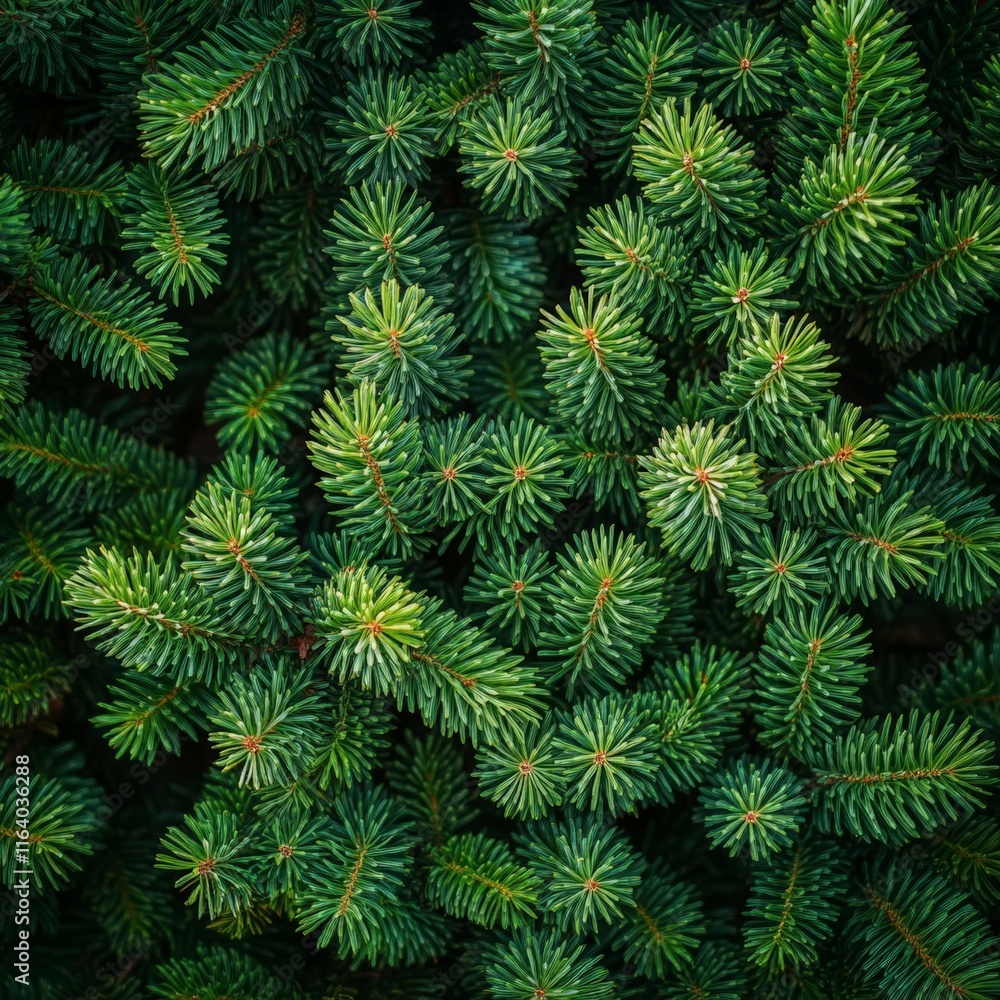 Dense Green Pine Foliage Texture Dense Green Pine Foliage Texture