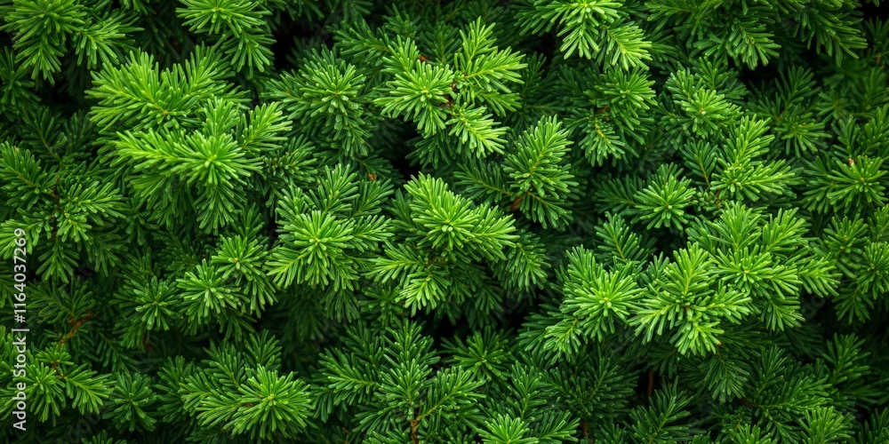 Dense Green Pine Foliage Texture Dense Green Pine Foliage Texture