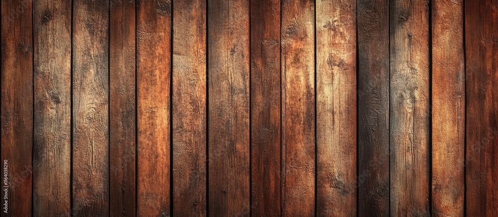 Fototapeta premium Rustic wooden background perfect for holiday decorations and festive Christmas themes. Ideal for seasonal designs and greeting cards.