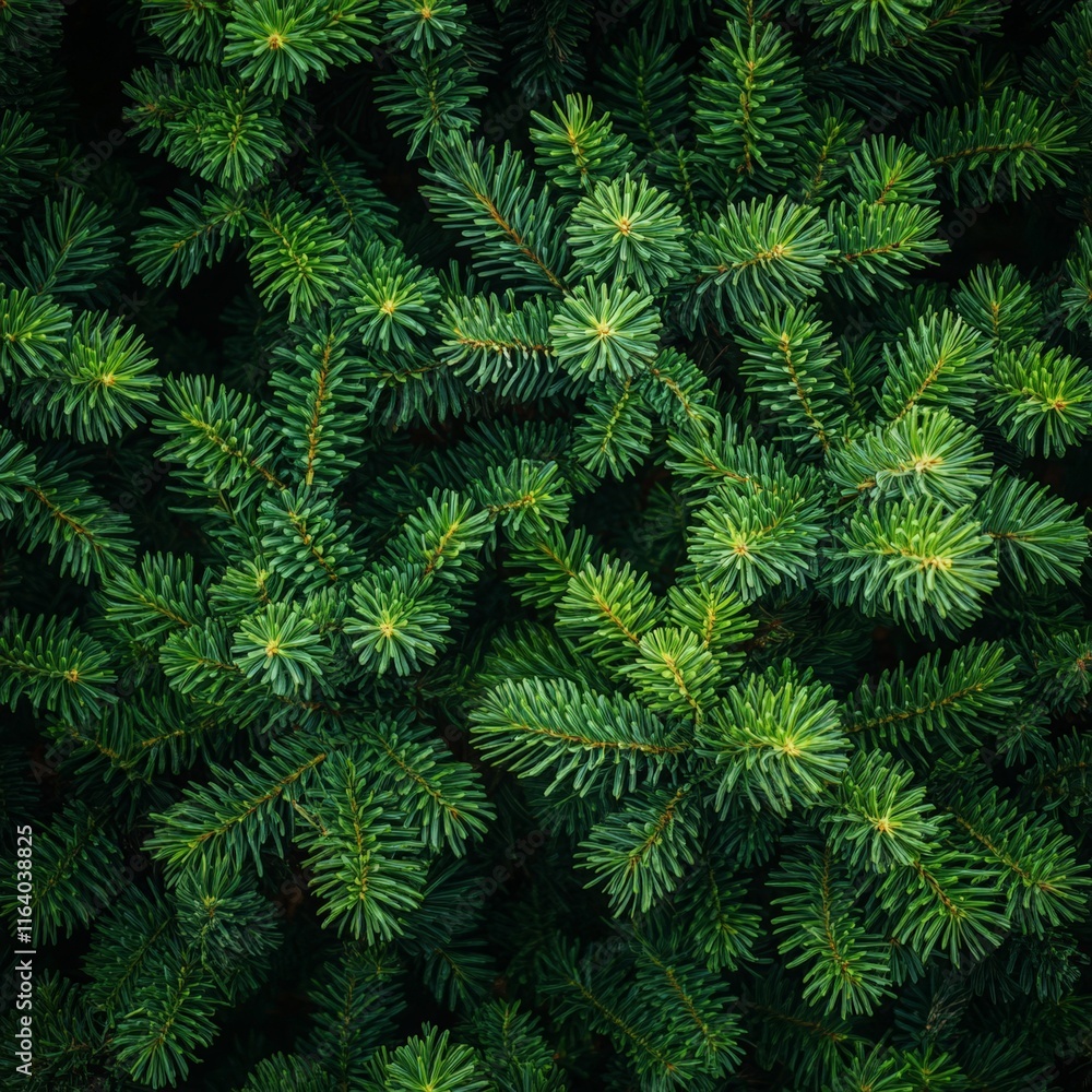 Dense Green Pine Foliage Texture Dense Green Pine Foliage Texture