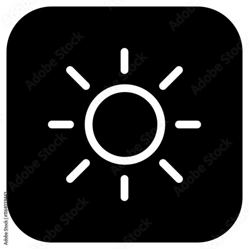 Editable vector sun sunlight icon. Part of a big icon set family. Perfect for web and app interfaces, presentations, infographics, etc