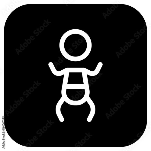Editable baby, nursing room vector icon. Part of a big icon set family. Perfect for web and app interfaces, presentations, infographics, etc