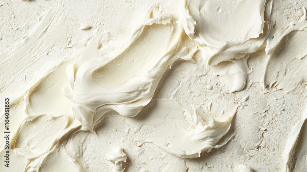 Abstract close-up of creamy white soap texture on a light background showcasing smooth, layered patterns and organic shapes for artistic design. Abstract close-up of creamy white soap texture on a light background showcasing smooth, layered patterns and organic shapes for artistic design.