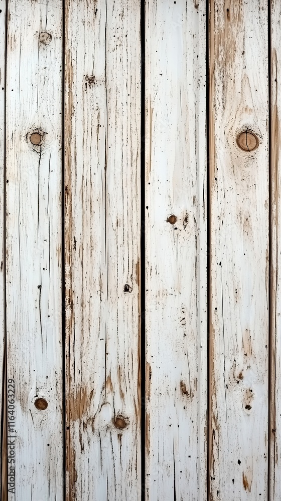 Weathered white wooden planks with rustic textures and natural knots, offering vintage, distressed design perfect for backgrounds, DIY projects, or rustic graphic elements. Weathered white wooden planks with rustic textures and natural knots, offering vintage, distressed design perfect for backgrounds, DIY projects, or rustic graphic elements.