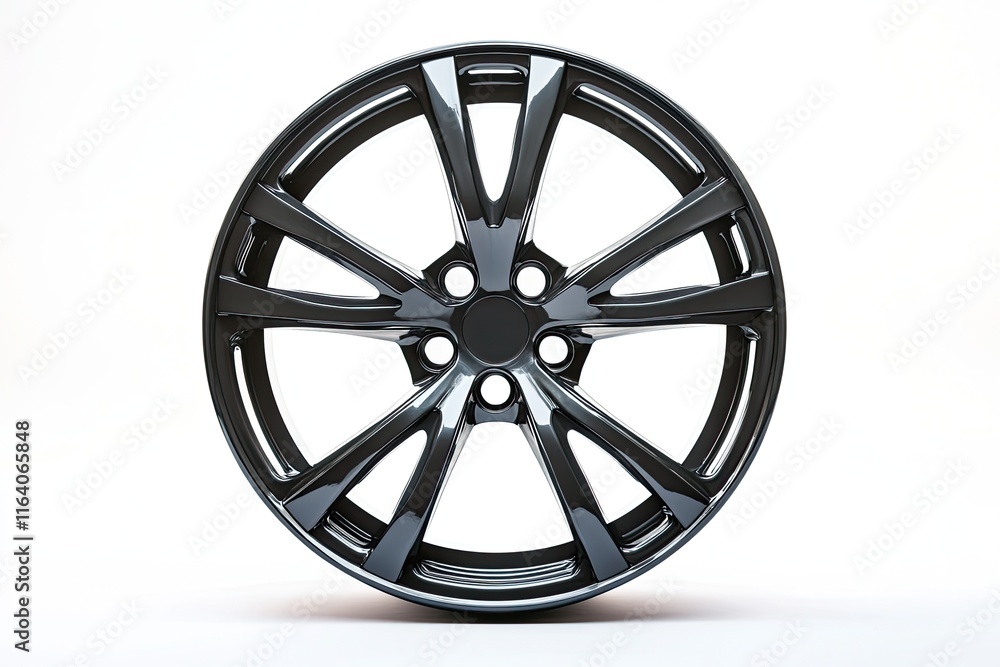 Obraz premium Wheel isolated on white background 