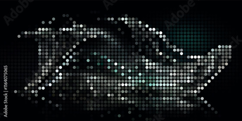 A Multitude of Colorful Transparent Dots Backdrop