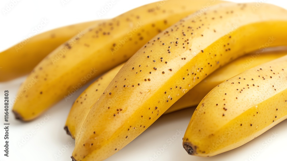 Fresh bananas, white isolated background. Fresh bananas, white isolated background.