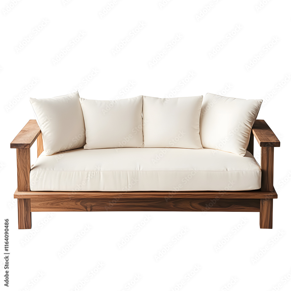 Obraz premium sofa with pillows , modern sofa