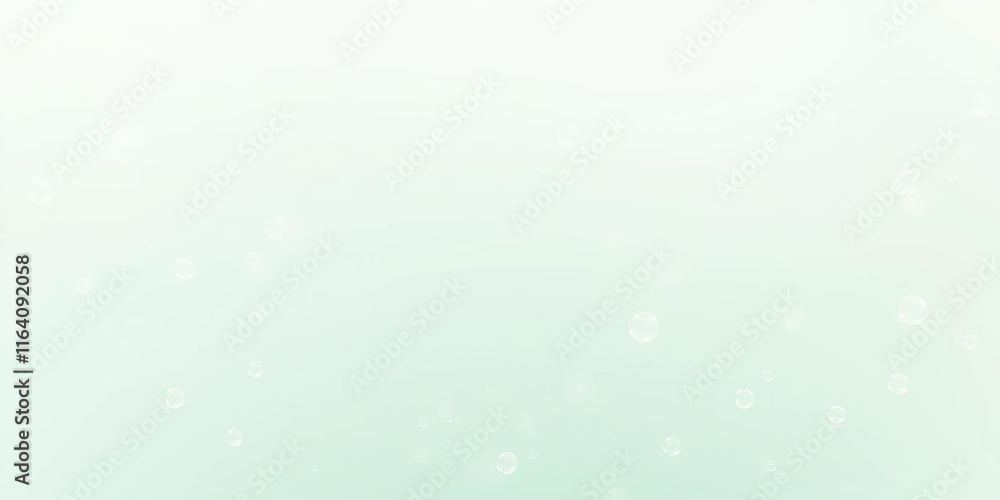 Close up of bubbles on light green background with a superb bubble in the middle, light and airy, floating, abstract, tranquility Close up of bubbles on light green background with a superb bubble in the middle, light and airy, floating, abstract, tranquility