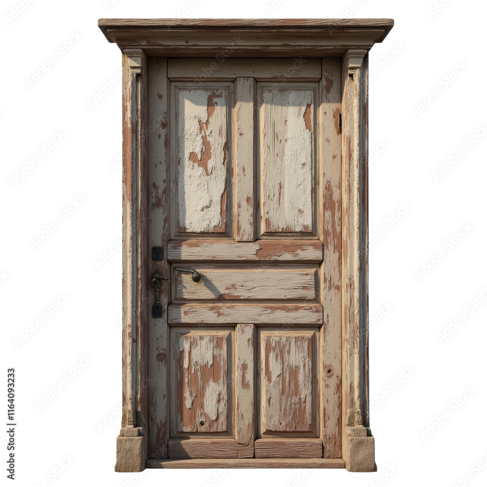 Weathered Wooden Door Showcasing Intricate Grain Patterns and Textures Weathered Wooden Door Showcasing Intricate Grain Patterns and Textures